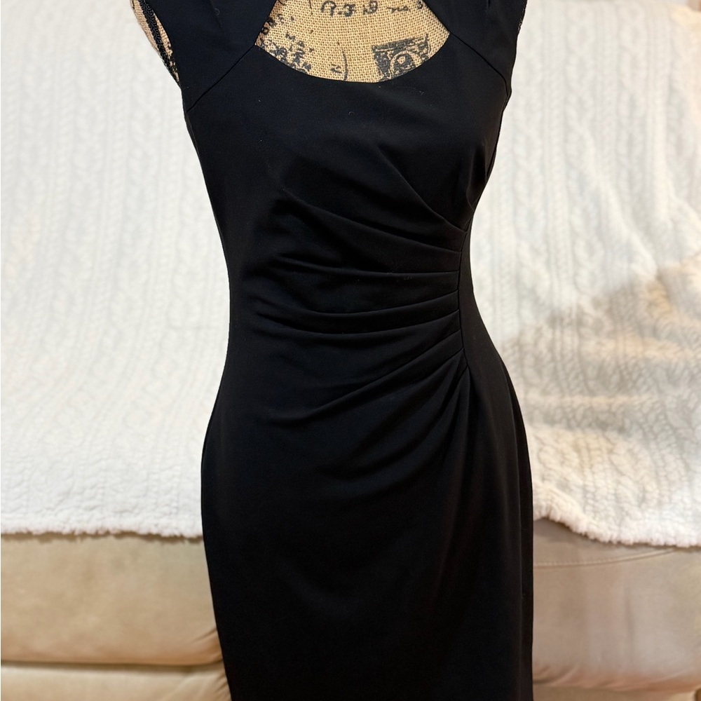 Calvin Klein Black Backless Dress